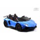 Детский электромобиль Lamborghini Aventador SV (M777MM) синий