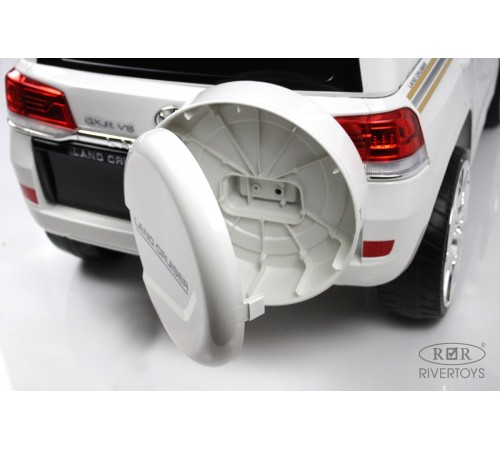 Детский электромобиль Toyota Land Cruiser 200 (JJ2022) белый