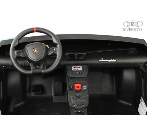 Детский электромобиль Lamborghini Aventador SV (M777MM) синий Детский электромобиль Lamborghini Aventador SV (M777MM) синий