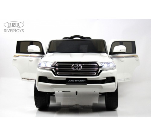 Детский электромобиль Toyota Land Cruiser 200 (JJ2022) белый