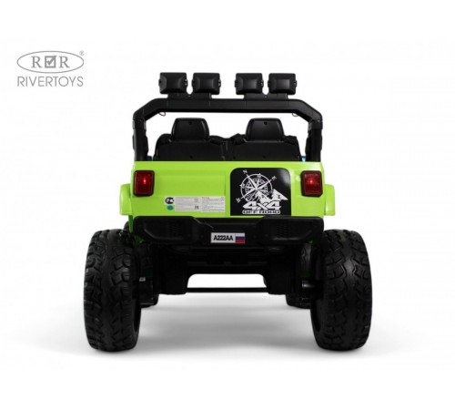 Детский электромобиль Jeep A222AA зеленый Детский электромобиль Jeep A222AA зеленый