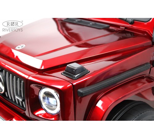 Детский электромобиль Mercedes-Benz G63 4WD (K999KK) вишневый глянец