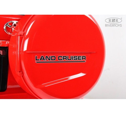 Детский электромобиль Toyota Land Cruiser 200 (JJ2022) красный глянец Детский электромобиль Toyota Land Cruiser 200 (JJ2022) красный глянец