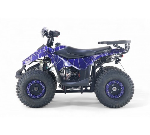 Детский квадроцикл LEON 49CC синий спайдер Детский квадроцикл LEON 49CC синий спайдер