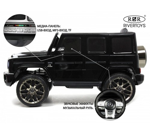 Детский электромобиль Mercedes-Benz G63 (T999TT) черный Детский электромобиль Mercedes-Benz G63 (T999TT) черный