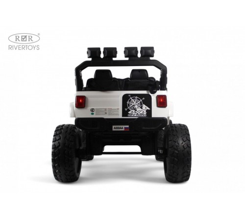 Детский электромобиль Jeep A222AA белый Детский электромобиль Jeep A222AA белый