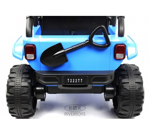 Детский электромобиль T222TT 4WD синий