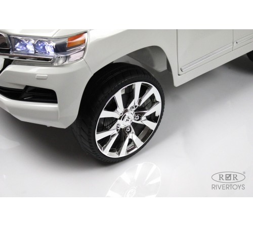 Детский электромобиль Toyota Land Cruiser 200 (JJ2022) белый