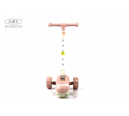 Детский самокат HB-8001 - 6 шт в упаковке (розовый - 2, коричневый - 2, зеленый - 2)