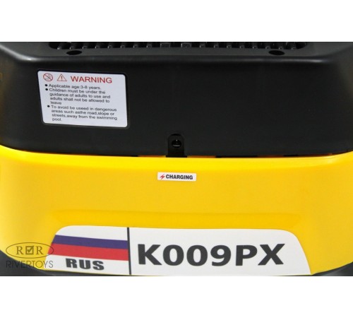 Детский электромобиль K009PX желтый