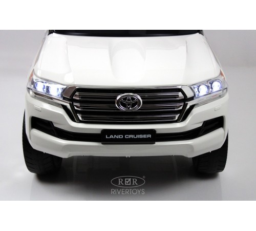 Детский электромобиль Toyota Land Cruiser 200 (JJ2022) белый