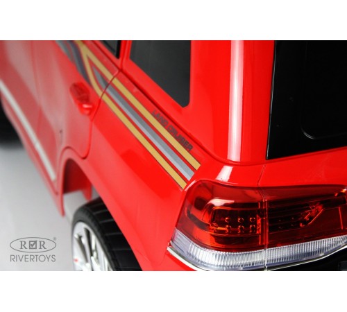 Детский электромобиль Toyota Land Cruiser 200 (JJ2022) красный глянец Детский электромобиль Toyota Land Cruiser 200 (JJ2022) красный глянец