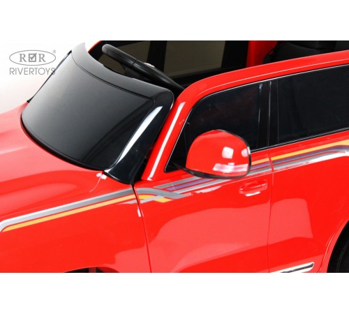 Детский электромобиль Toyota Land Cruiser 200 (JJ2022) красный глянец Детский электромобиль Toyota Land Cruiser 200 (JJ2022) красный глянец
