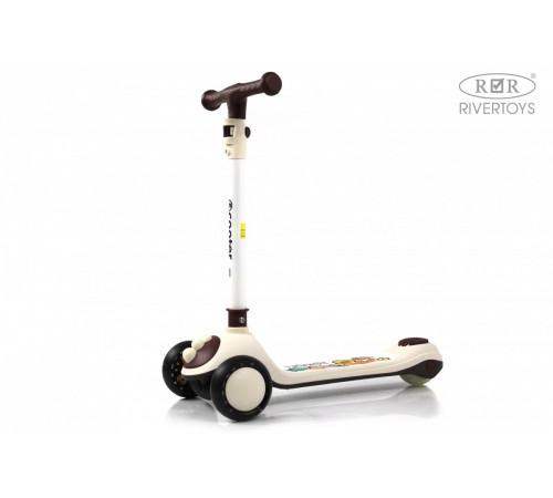 Детский самокат HB-8002 - 6 шт в упаковке (розовый - 2, коричневый - 2, зеленый - 2)