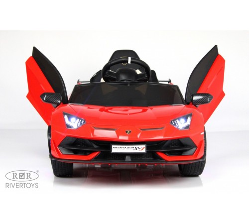 Детский электромобиль Lamborghini Aventador SVJ (A333MP) красный Детский электромобиль Lamborghini Aventador SVJ (A333MP) красный