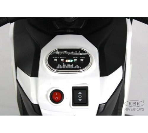 Детский электротрицикл K002PX-A белый Детский электротрицикл K002PX-A белый