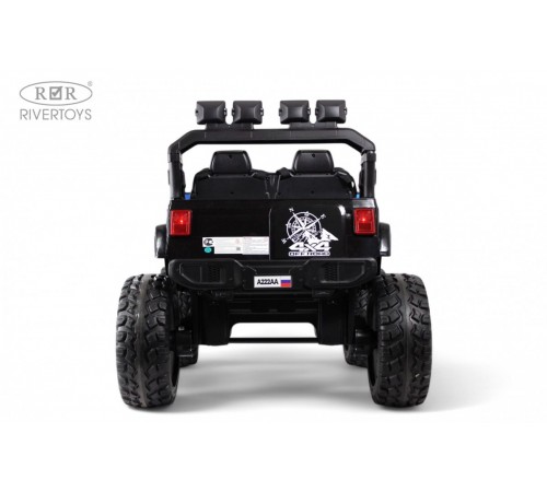 Детский электромобиль Jeep A222AA черный