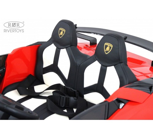 Детский электромобиль Lamborghini Aventador SVJ (A111MP) красный Детский электромобиль Lamborghini Aventador SVJ (A111MP) красный