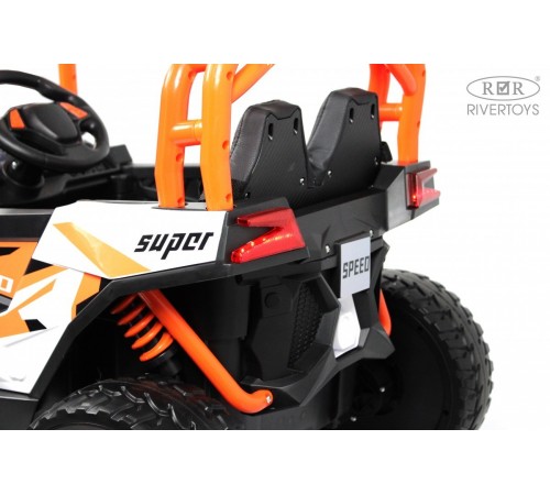 Детский электромобиль F888FF-A 4WD оранжевый