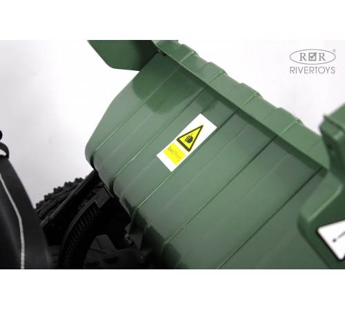 Детский электромобиль C444CC темно-зеленый Детский электромобиль C444CC темно-зеленый