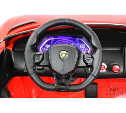 Детский электромобиль Lamborghini Aventador SVJ (A111MP) красный Детский электромобиль Lamborghini Aventador SVJ (A111MP) красный