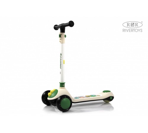 Детский самокат HB-8002 - 6 шт в упаковке (розовый - 2, коричневый - 2, зеленый - 2)