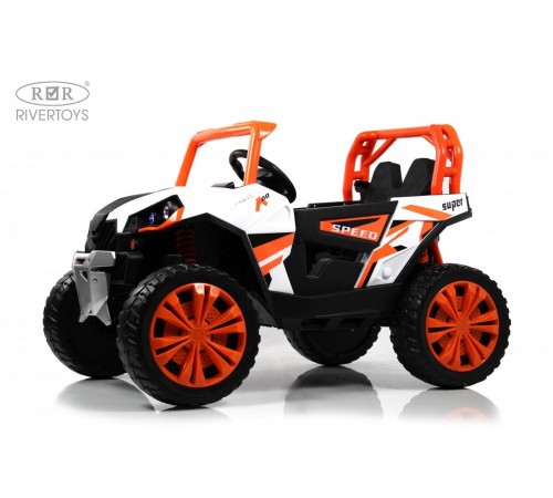 Детский электромобиль F888FF 4WD оранжевый