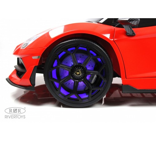 Детский электромобиль Lamborghini Aventador SVJ (A111MP) красный Детский электромобиль Lamborghini Aventador SVJ (A111MP) красный