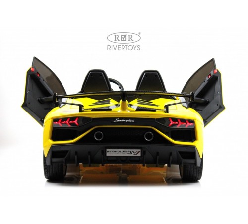 Детский электромобиль Lamborghini Aventador SVJ (A111MP) желтый Детский электромобиль Lamborghini Aventador SVJ (A111MP) желтый