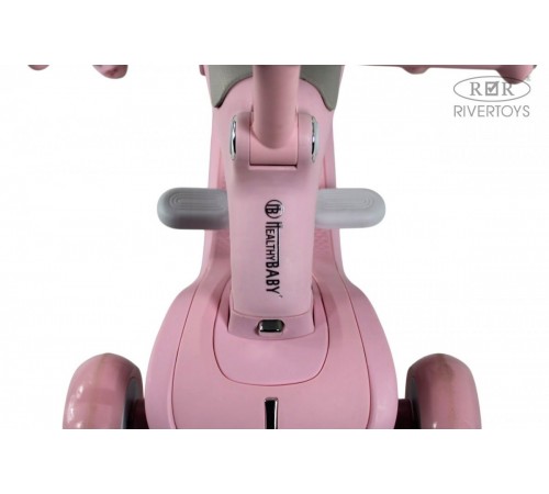 Детский cамокат-беговел HB-111 розовый