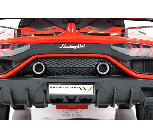 Детский электромобиль Lamborghini Aventador SVJ (A333MP) красный Детский электромобиль Lamborghini Aventador SVJ (A333MP) красный