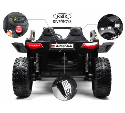 Детский электромобиль Buggy A707АА зеленый камуфляж Детский электромобиль Buggy A707АА зеленый камуфляж