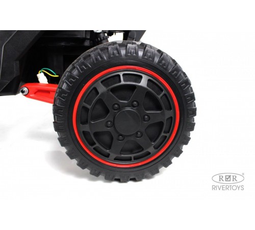 Детский электромобиль Z707ZZ черно-красный Детский электромобиль Z707ZZ черно-красный