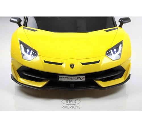 Детский электромобиль Lamborghini Aventador SVJ (A111MP) желтый Детский электромобиль Lamborghini Aventador SVJ (A111MP) желтый