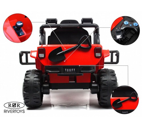 Детский электромобиль T222TT 4WD красный Детский электромобиль T222TT 4WD красный