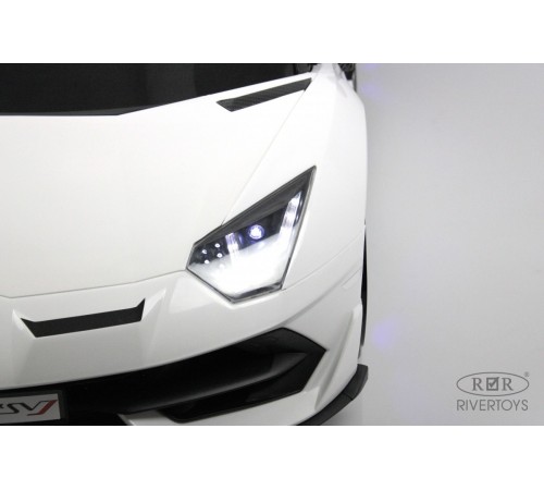 Детский электромобиль Lamborghini Aventador SVJ (A111MP) белый Детский электромобиль Lamborghini Aventador SVJ (A111MP) белый