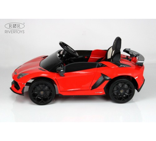 Детский электромобиль Lamborghini Aventador SVJ (A333MP) красный Детский электромобиль Lamborghini Aventador SVJ (A333MP) красный