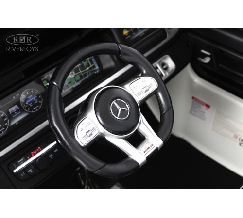 Детский электромобиль Mercedes Benz G63 Y777YY белый Детский электромобиль Mercedes Benz G63 Y777YY белый