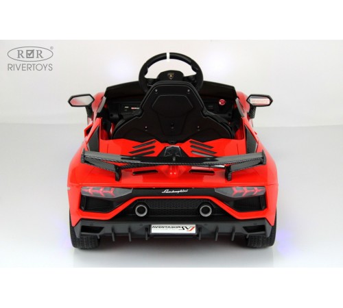 Детский электромобиль Lamborghini Aventador SVJ (A333MP) красный Детский электромобиль Lamborghini Aventador SVJ (A333MP) красный