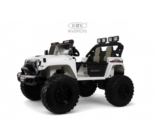 Детский электромобиль Jeep A222AA белый Детский электромобиль Jeep A222AA белый