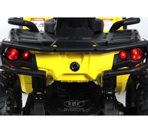 Детский электроквадроцикл BRP Can-Am Outlander (Y888YY) желтый Детский электроквадроцикл BRP Can-Am Outlander (Y888YY) желтый