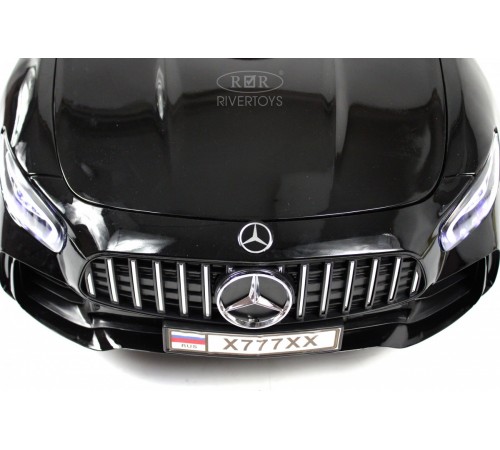 Детский электромобиль Mercedes-Benz AMG GT X777XX черный глянец Детский электромобиль Mercedes-Benz AMG GT X777XX черный глянец