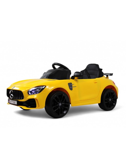 Детский электромобиль Mercedes-Benz AMG GT X777XX желтый