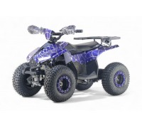 Детский электроквадроцикл LEON 48V синий спайдер