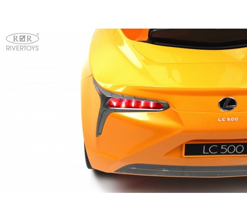 Детский электромобиль Lexus LC 500 (JE1618) желтый