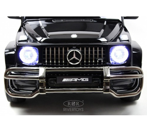 Детский электромобиль AMG G63 (S307) черный глянец Детский электромобиль AMG G63 (S307) черный глянец