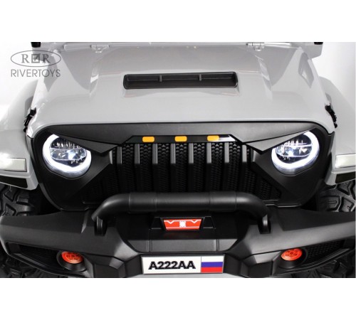 Детский электромобиль Jeep A222AA серый Детский электромобиль Jeep A222AA серый