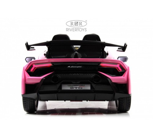 Детский электромобиль Lamborghini Huracán STO (E888EE) розовый Детский электромобиль Lamborghini Huracán STO (E888EE) розовый