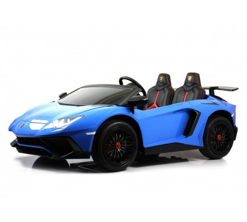 Детский электромобиль Lamborghini Aventador SV (M777MM) синий Детский электромобиль Lamborghini Aventador SV (M777MM) синий