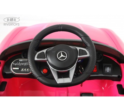 Детский электромобиль Mercedes-Benz AMG GT X777XX розовый глянец